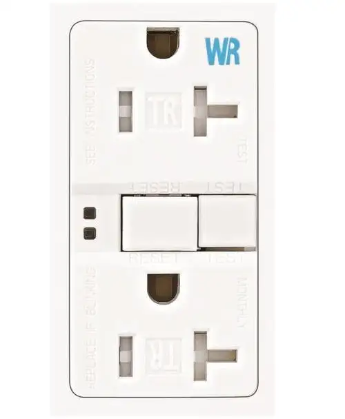 Arrow Hart TWRSGF20W GFCI Self-Test Duplex Receptacle