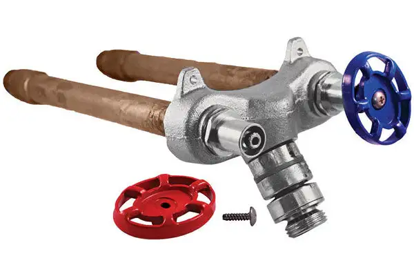 Arrowhead 496-12LF Hot and Cold Bronze Wall Hydrant