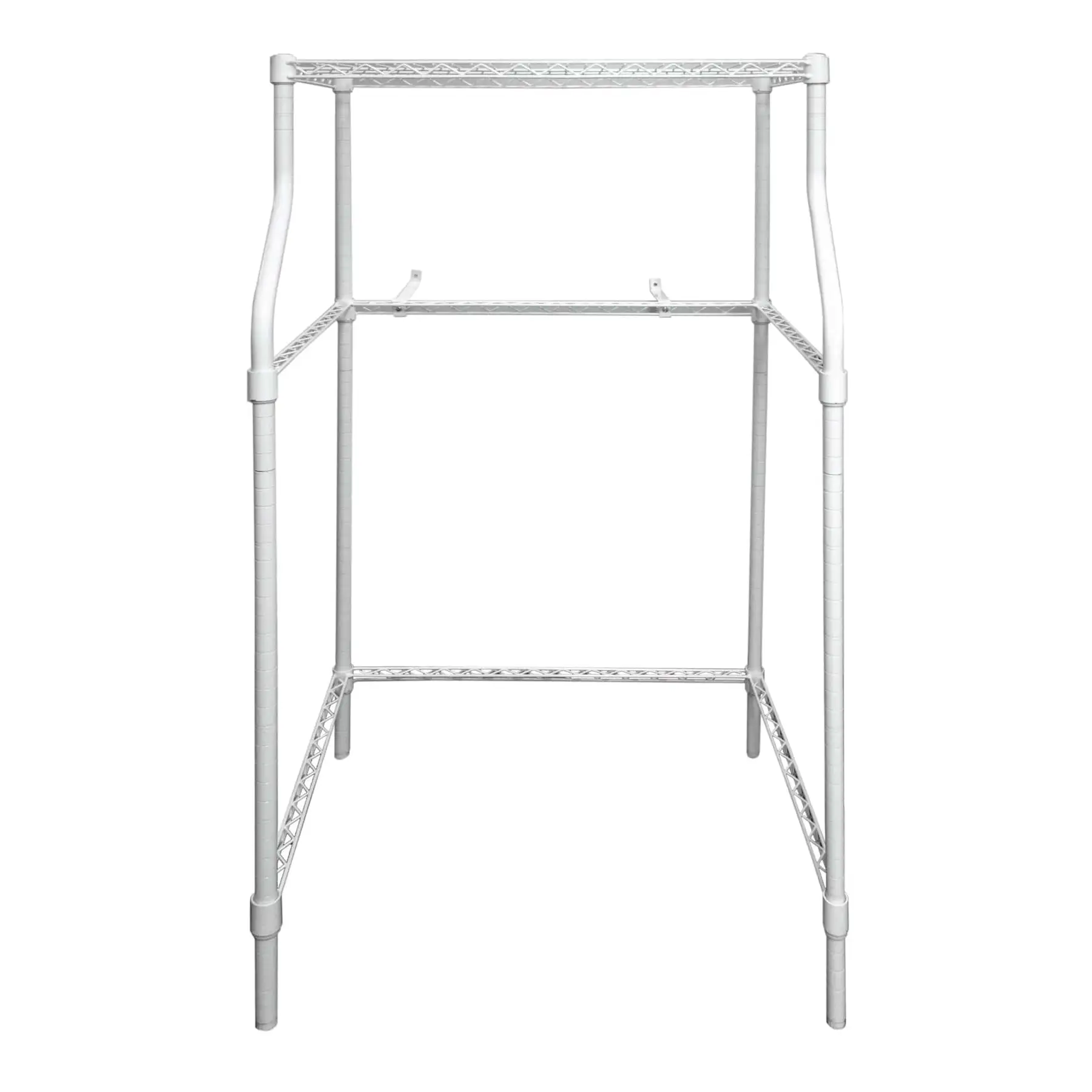 Magic Chef Compact Adjustable Powder Coat Metal Laundry Drying Rack Stand, White