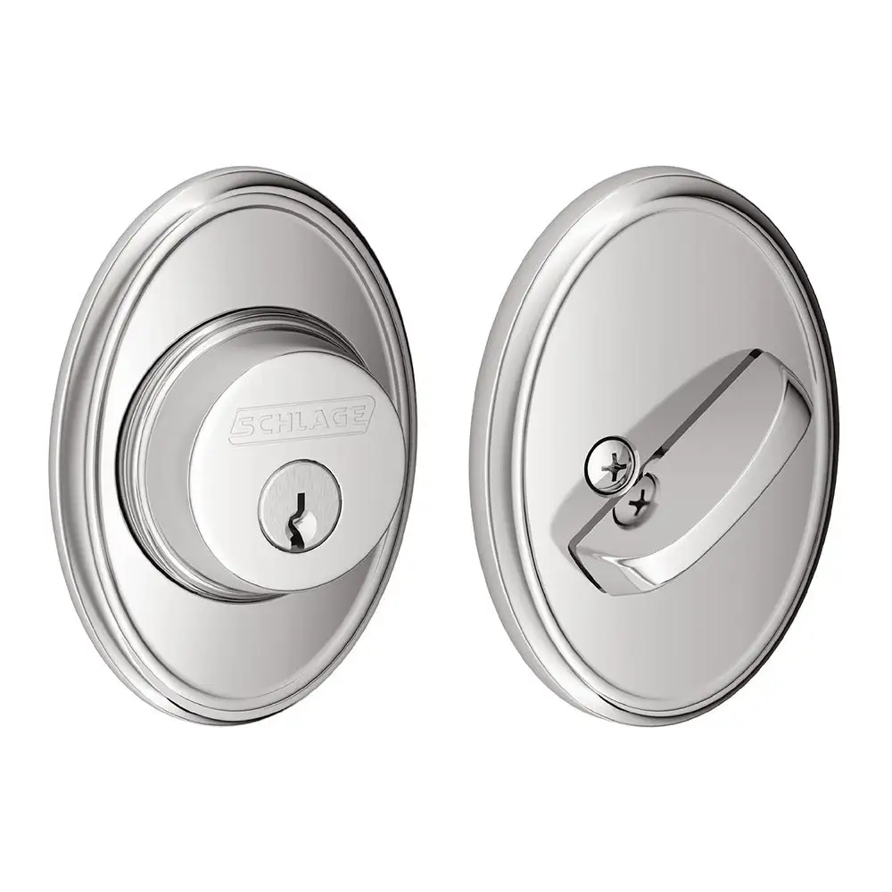 Schlage B60 625 WKF Single Cylinder Deadbolt with Wakefield Trim