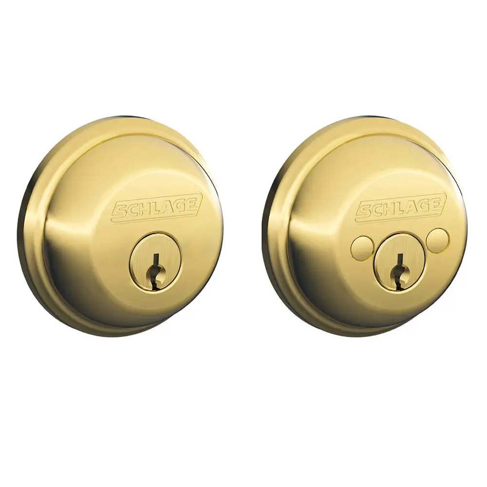 Schlage B626 605 Double Cylinder Door Deadbolt