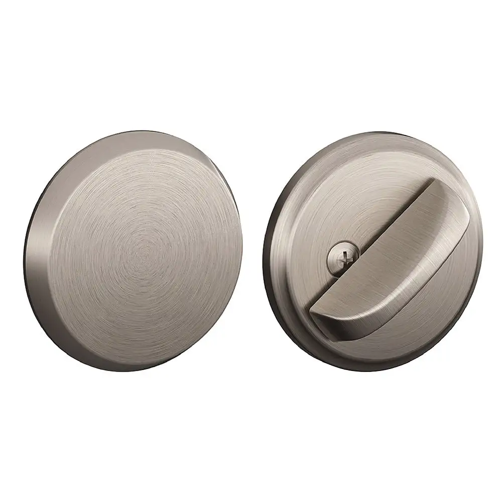 Schlage B81 619 One Sided Deadbolt with Exterior Plate