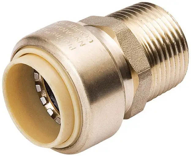 B & K 630-103pk8 Push Fit Fitting Male Adapter