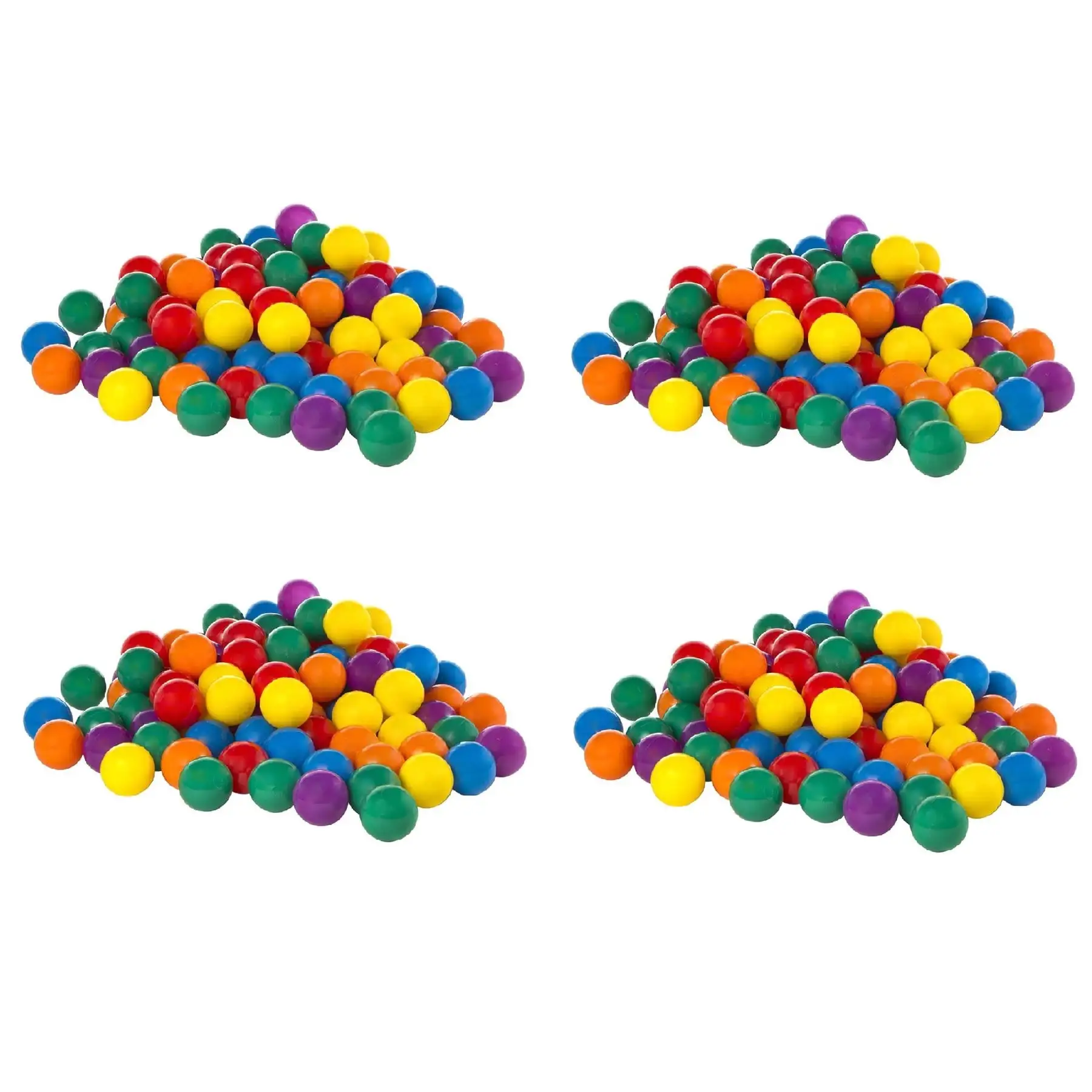 Intex 100-Pack Small Plastic Multi-Colored Fun Ballz for Bounce Houses (4 Pack)