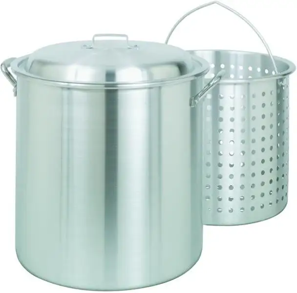 Bayou Classic 1000 Stockpot With Lid & Basket