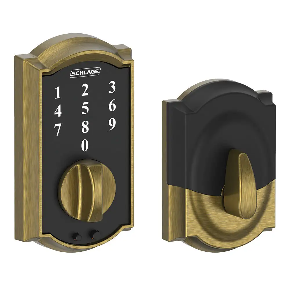 Schlage BE375 CAM 609 Camelot Touchscreen Deadbolt