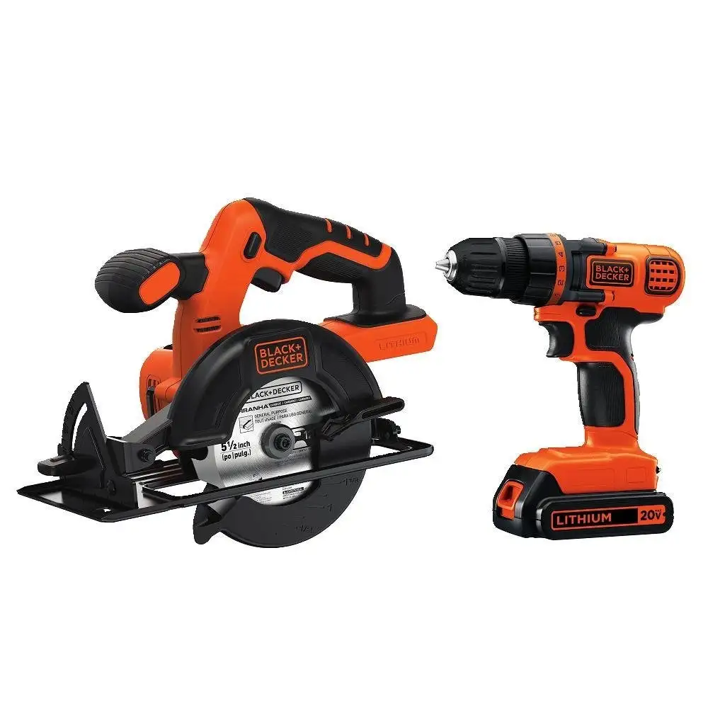 Black & Decker BD2KITCDDCS 20V MAX Drill/Driver Circular Saw Combo Kit