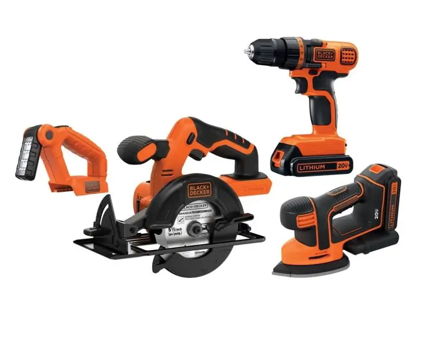 Black & Decker BD4KITCDCMSL Cordless Combo Tool Kit