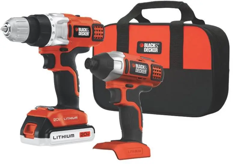 Black & Decker BDCD220IA-1 Drill Driver & Impact Driver Combo Kit