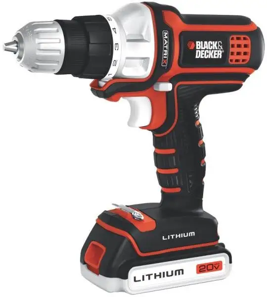 Black & Decker BDCDMT120C Matrix Lightweight Cordless Drill