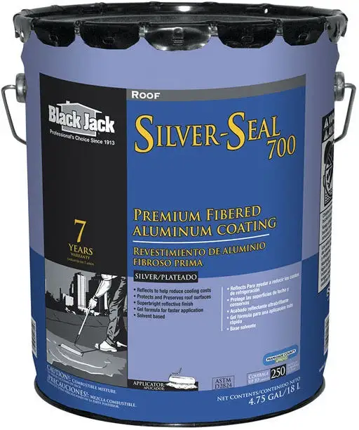 Black Jack 5177-A-30 Silver-Seal 700 Fibered Aluminum Roof Coating