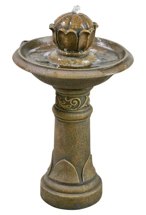 Bond Y95323 Bergamo Natural Stone Outdoor Fountain