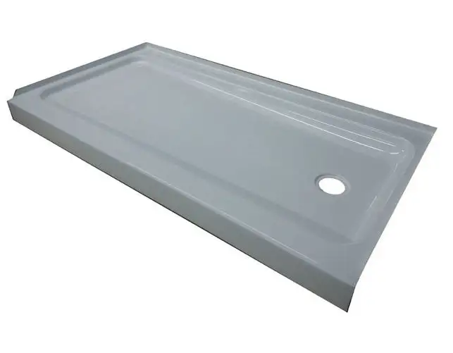 Bootz 010-1100-00 ShowerCast Plus Single Threshold Slip-Resistant Shower Base