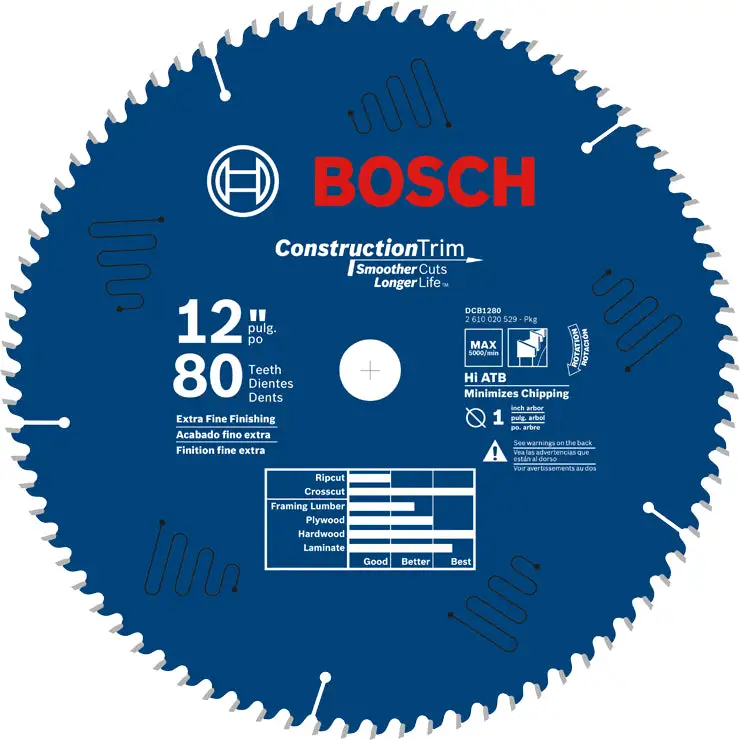 Bosch DCB1280 Construction Table and Miter Saw Blade