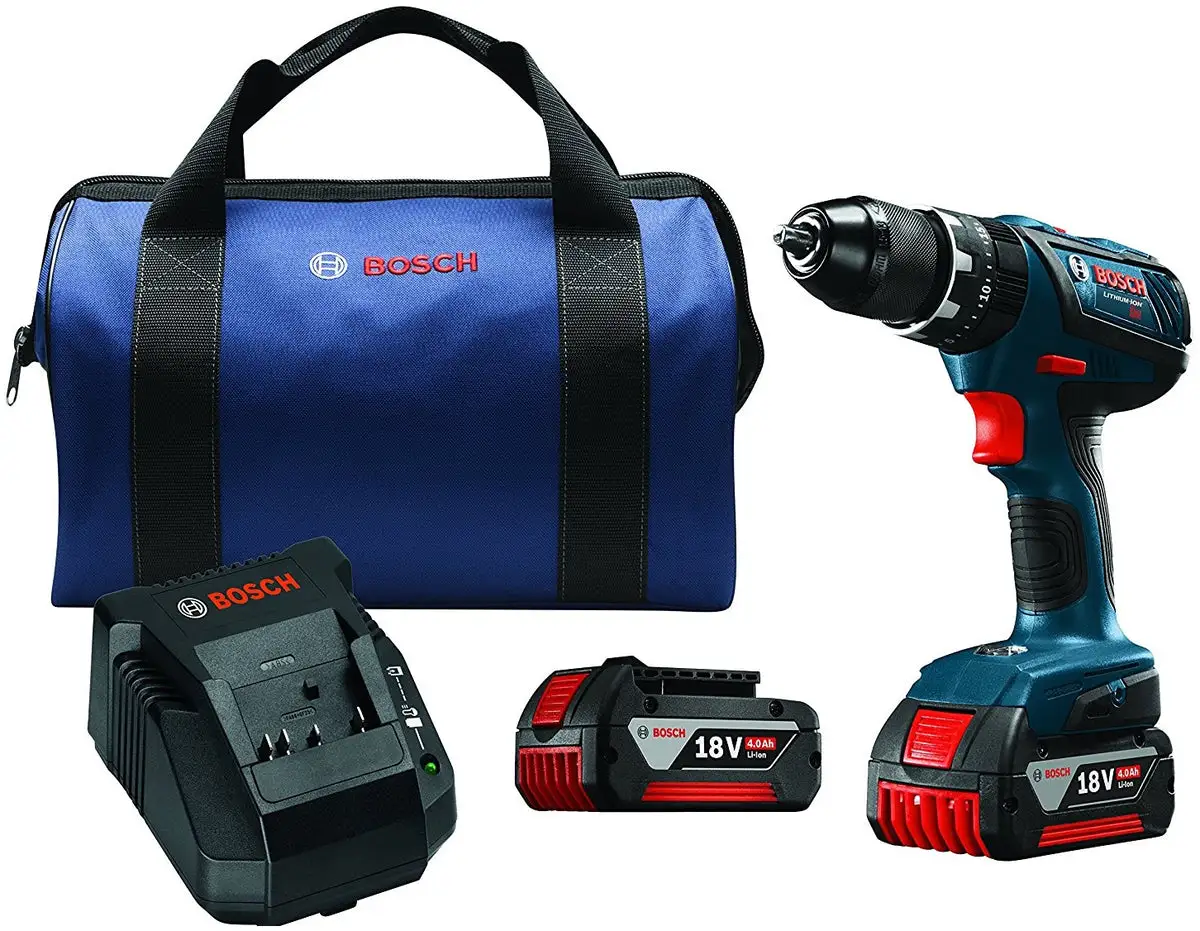 Bosch HDS181A-01 Compact Tough Hammer Drill/Driver Kit