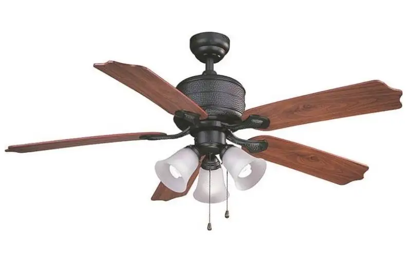 Boston Harbor AC362+3L-NI-3L Three Light Ceiling Fan