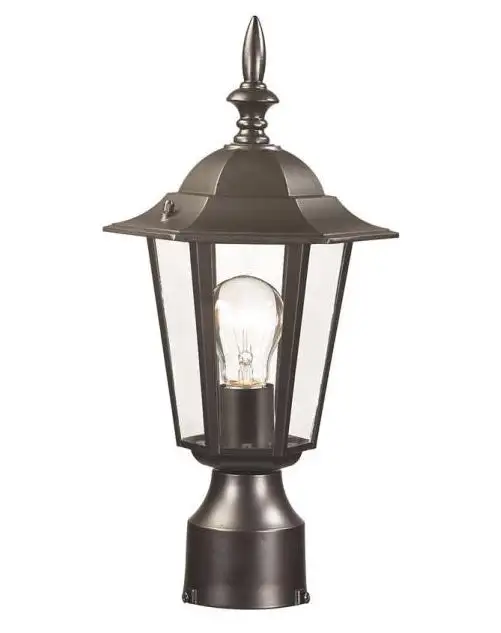 Boston Harbor AL8044-BK Light Post Lantern Med