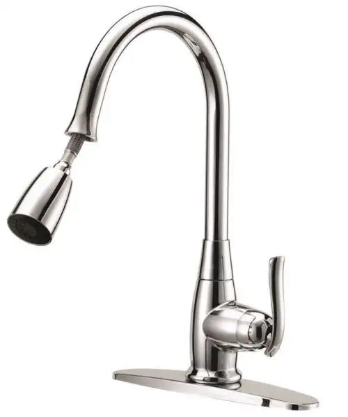 Boston Harbor FP4A0000CP Single Handle Pull-Down Kitchen Faucet