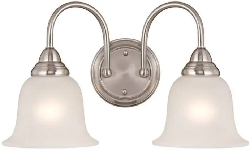 Boston Harbor LYB130928-2VL-BN 2-Light Wall Light Fixtures