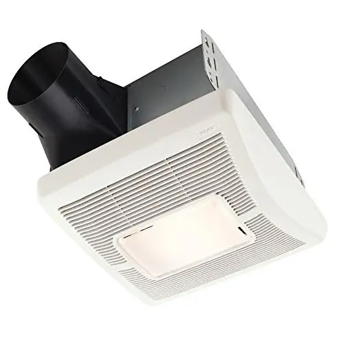 Broan A80L Invent Single-Speed Ventilation Fan With Incandescent Light