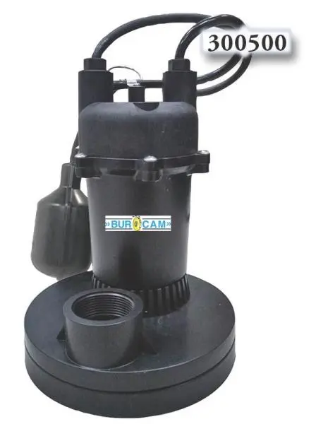 Bur-Cam Pump 300500 Submersible Sump Pumps