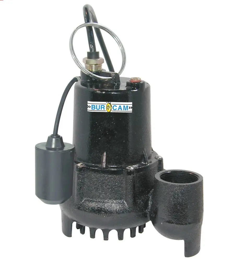 Bur Cam 300608 Heavy Duty Cast Iron Submersible Sump Pump