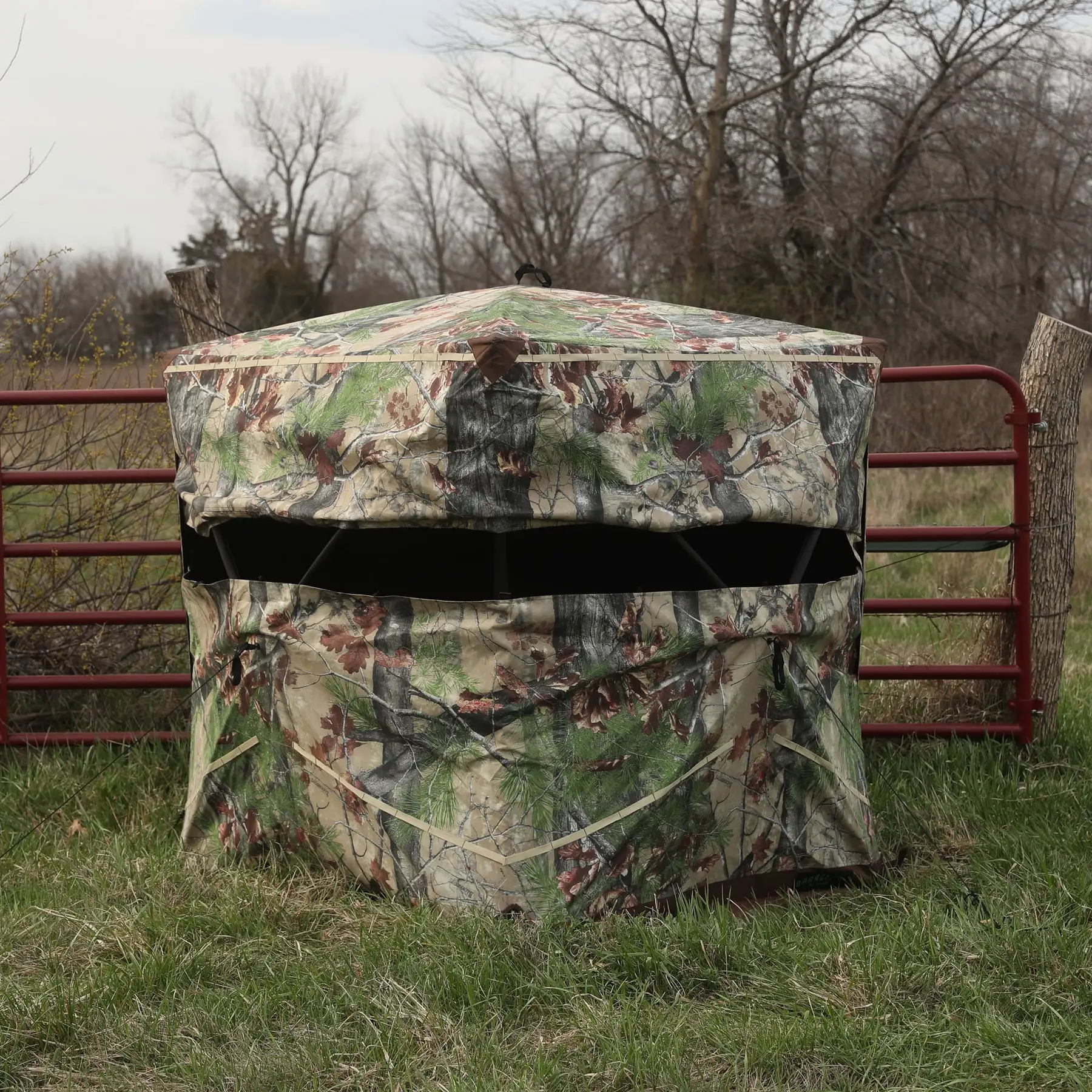 Barronett Blinds Ox 4 2-Person Pop-Up Ground Deer Hunting Blind ...