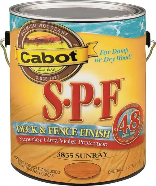 Cabot 01-3855 SPF Deck & Fence Finish