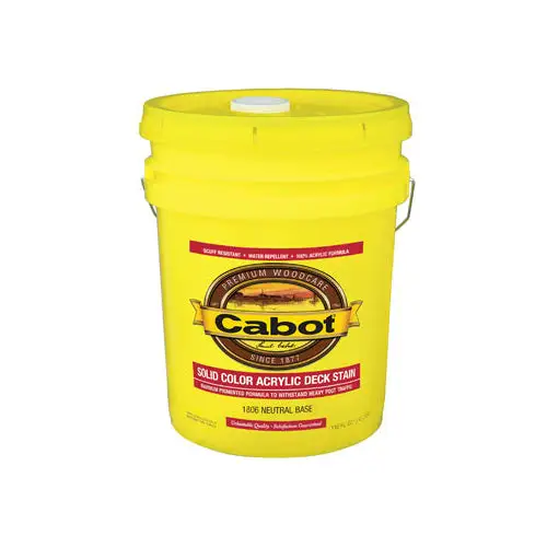 Cabot 140.0001806.008 Solid Color Acrylic Decking Stain