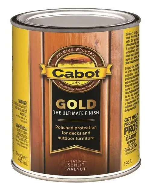 Cabot 19471 Gold Ultimate Finish Stain