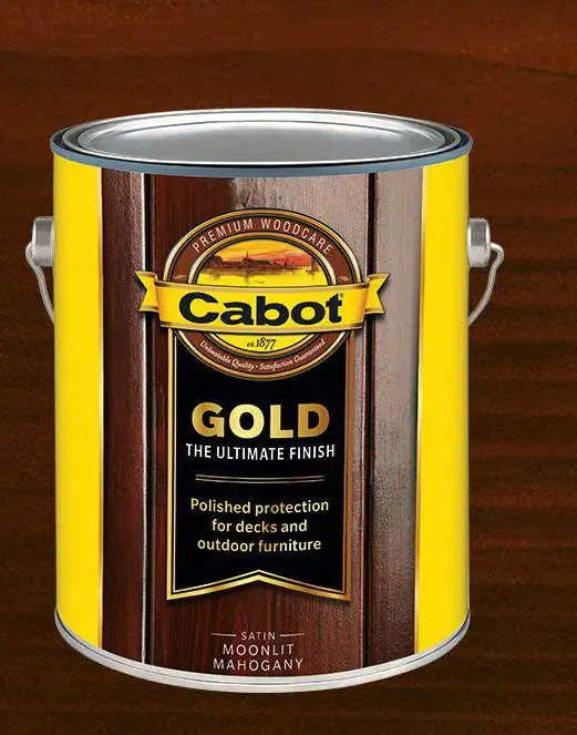 Cabot 19473 Gold Moonlit Mahogany Exterior Wood Stain