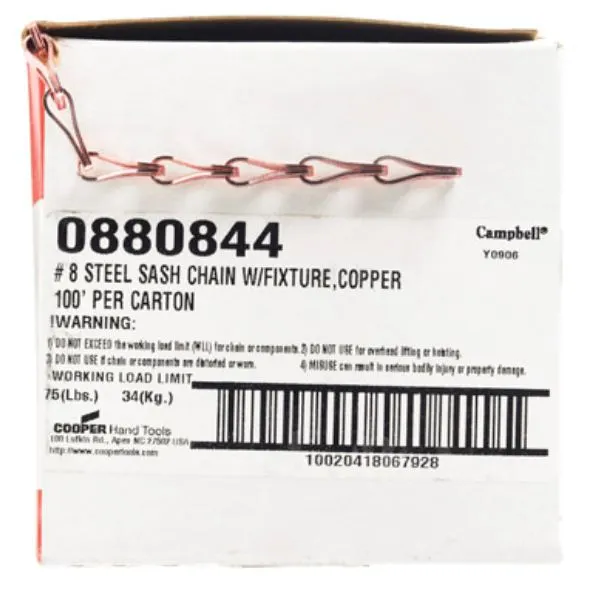 Campbell Chain 0880844 Sash Chain #8