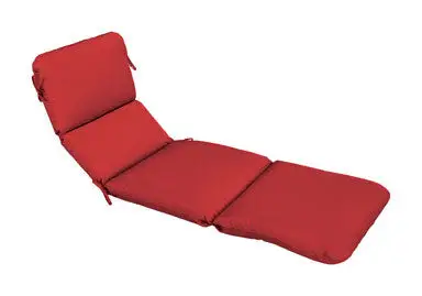 Casual Cushion 301-1427 Red Chaise Cushion