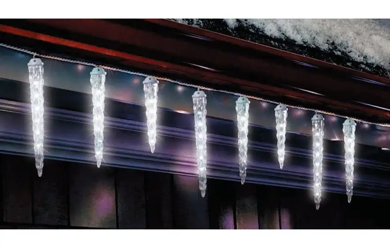 Celebrations 264GV912 LED Dripping Christmas Icicle Light Set