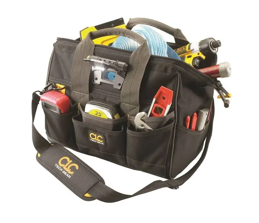 CLC L230 Tech Gear 29 Pocket Lighted Big Mouth Tool Bag