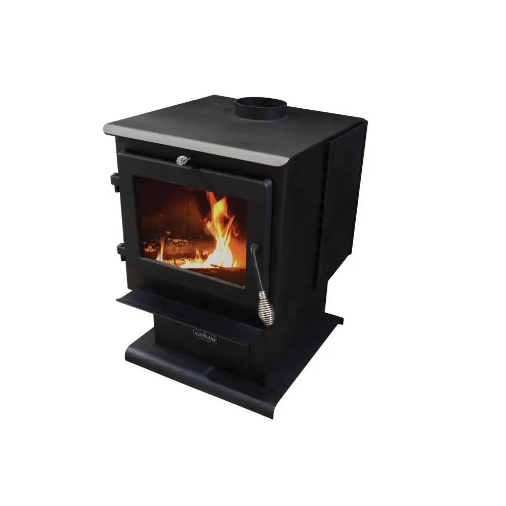 Cleveland Iron Works F500110v Pedestal Wood Burning Stove