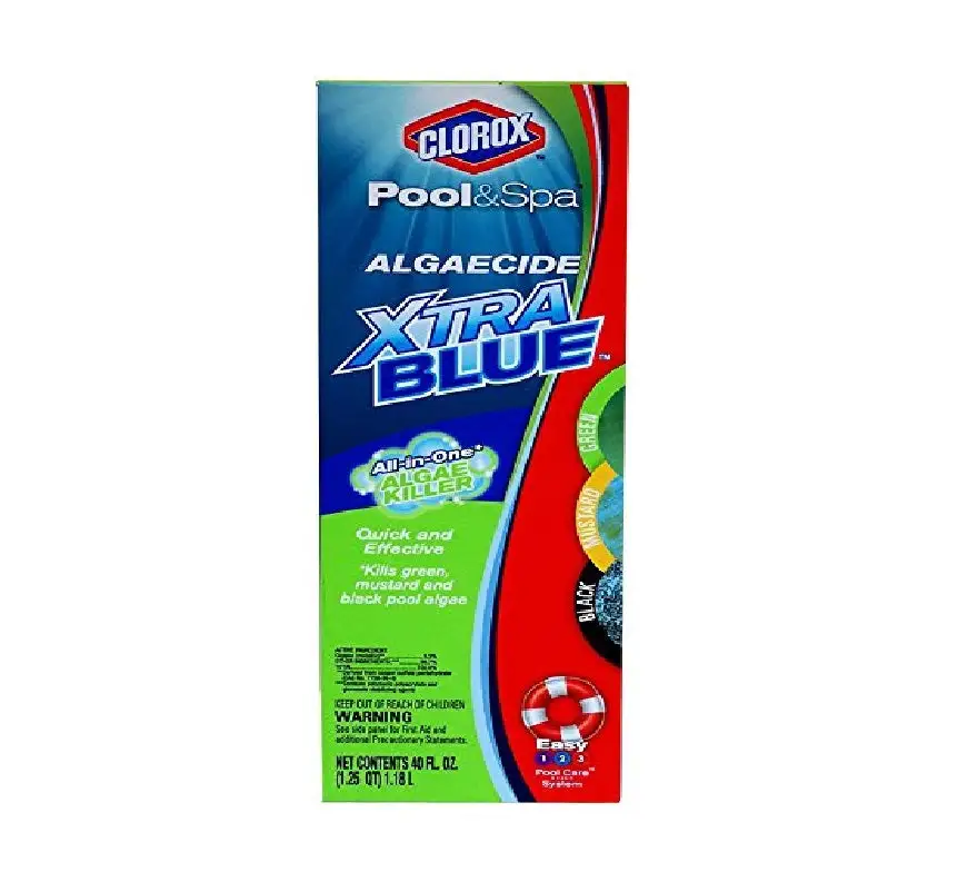 Clorox 43040CLX Algaecide Xtra Blue Pool & Spa Chemical