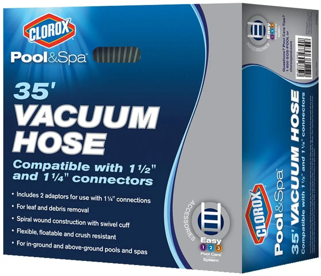 Clorox 98120CLX Pool & Spa Vacuum Hose With Adaptor