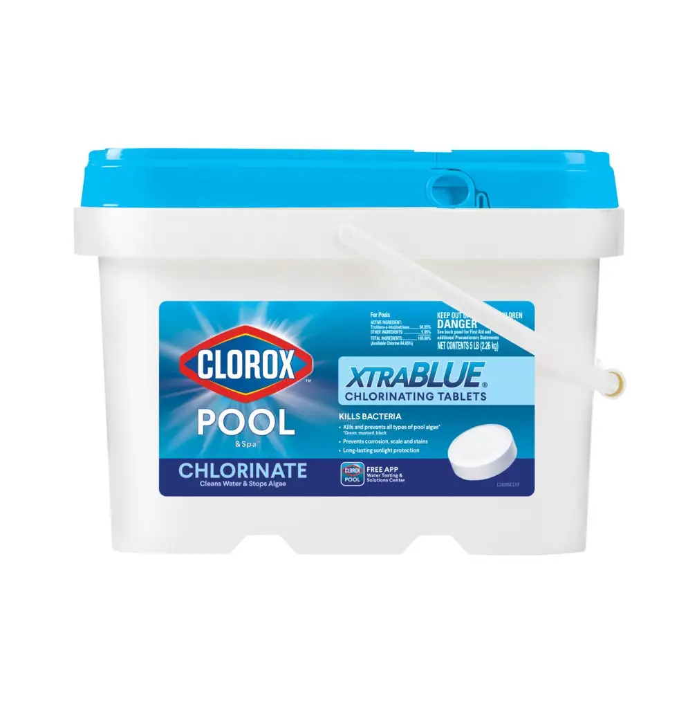 Clorox Pool&Spa 23005CLX Xtra Blue Long Lasting Chlorinating Tablet