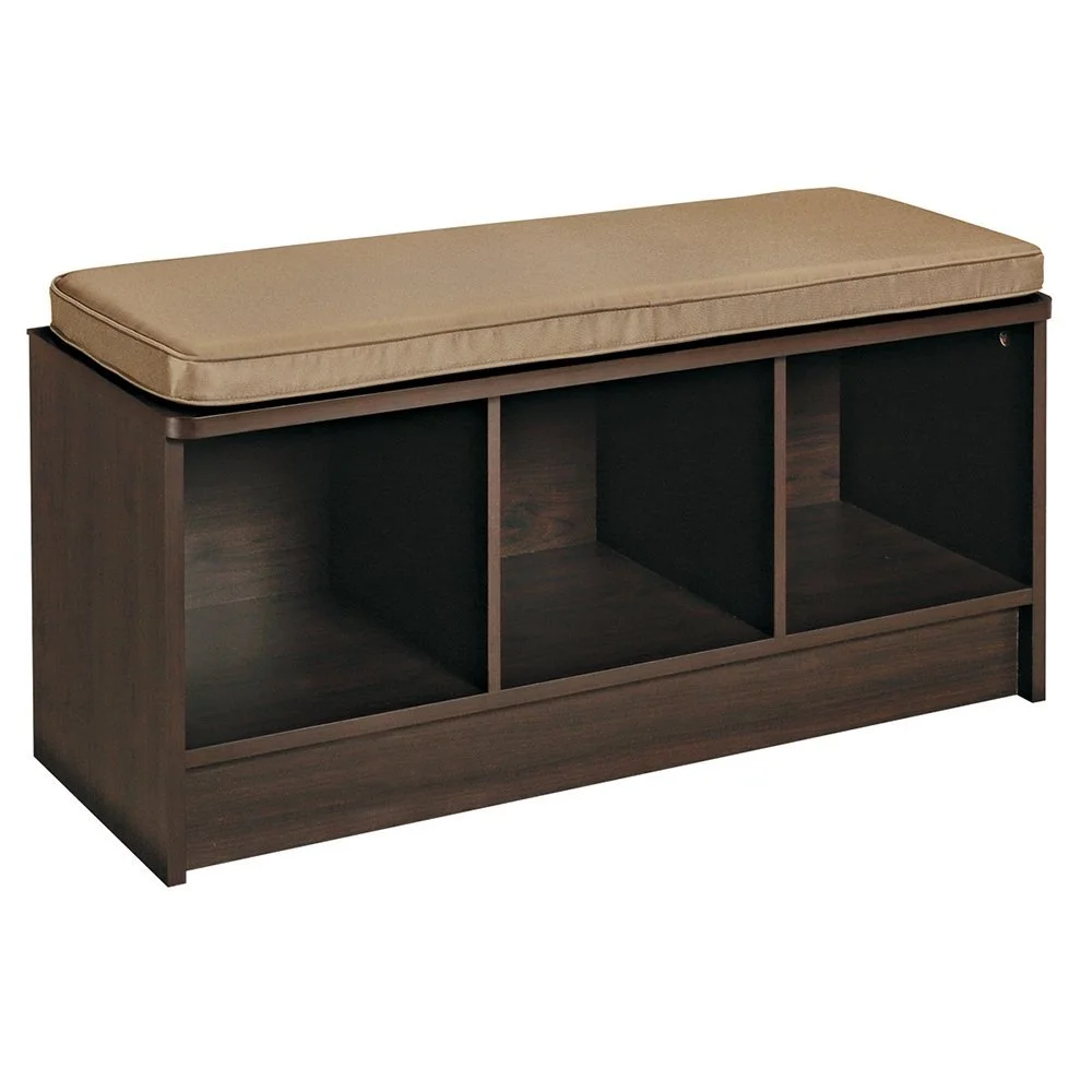 Closetmaid 1570 Cubeical Bench With 3 Cubes & Cushion