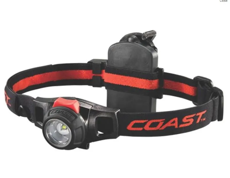 Coast TT7498CP HL7R Rechargeble Headlamp Flashlight