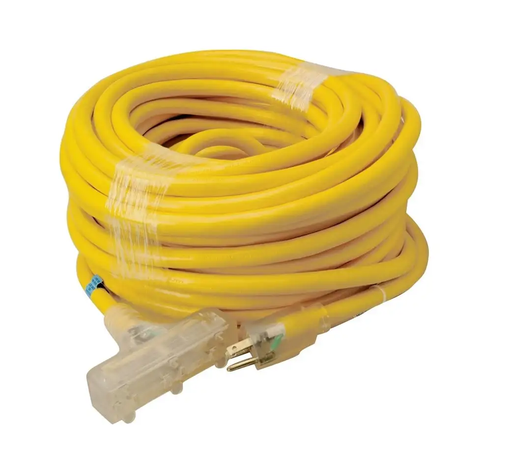 Coleman Cable 043898802 Triple End Extension Cords W/Lite