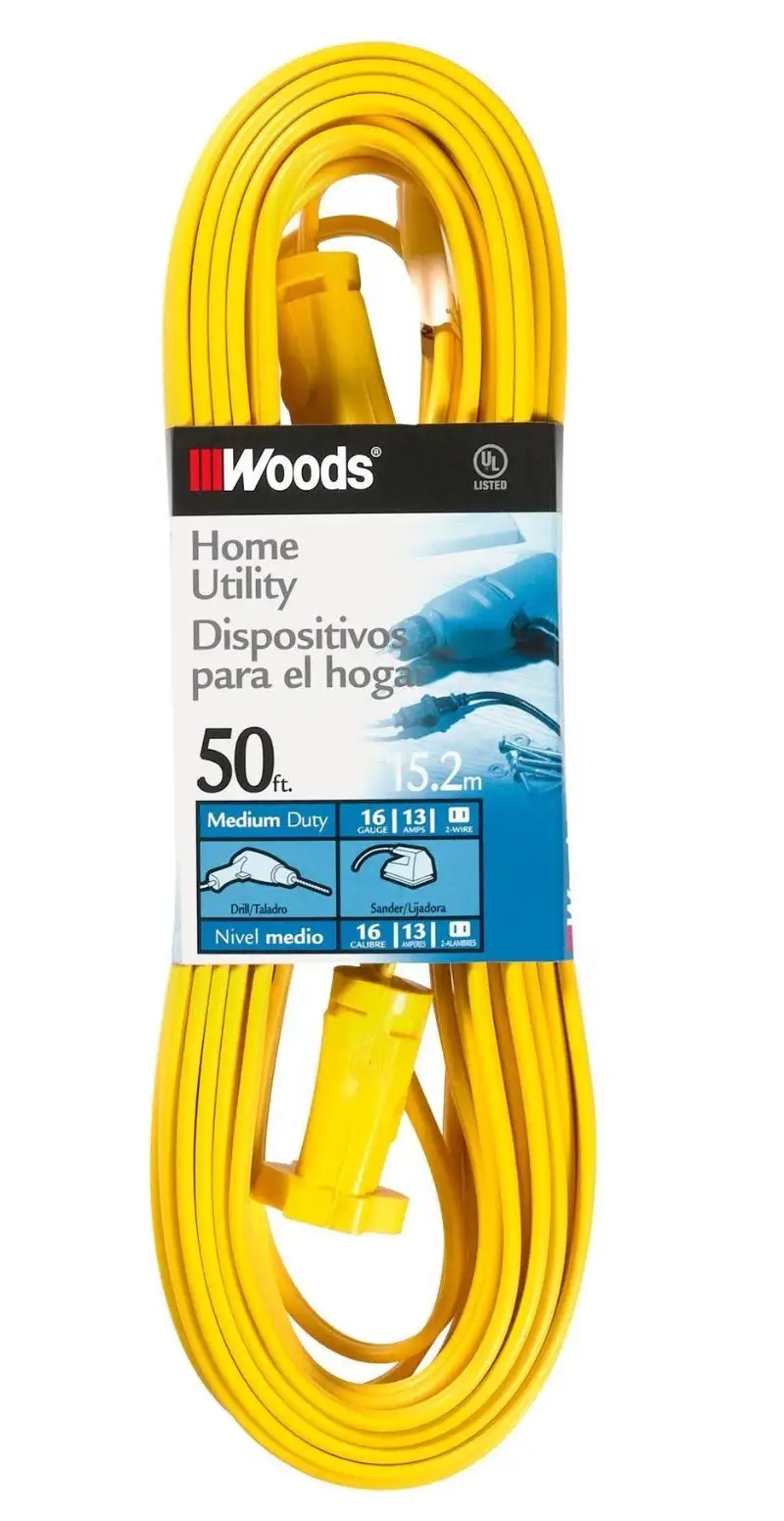 Coleman 0592 16/2 SPT-2 Flat Vinyl Extension Cord