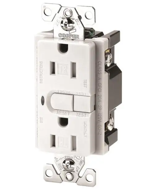 Cooper Wiring 9566TRSWS Aspire GFCI Receptacle