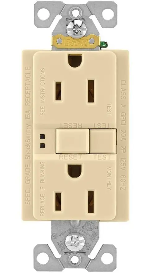 Cooper Wiring SGF15V-3 GFCI Self-Test Duplex Receptacle