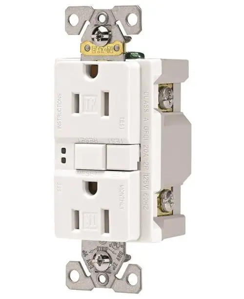 Arrow Hart TRSGF15W-3-L Self-Test GFCI Duplex Receptacle