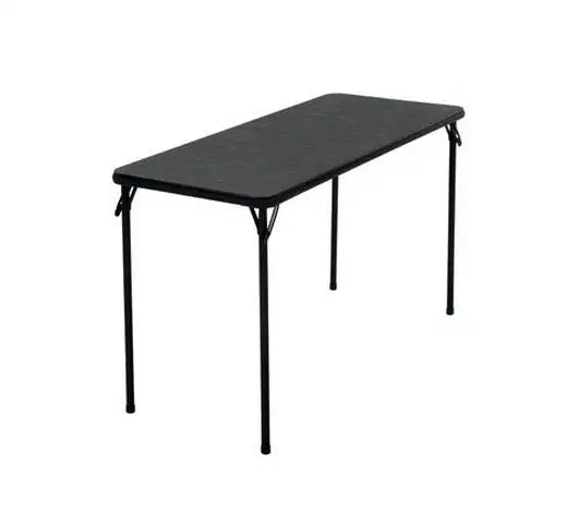 Cosco 37-312BLK2 Vinyl Folding Black Table