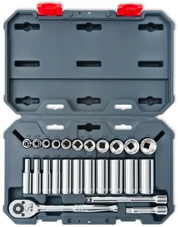 Crescent CSWS8 3/8" Drive SAE Socket Wrench Tool Set