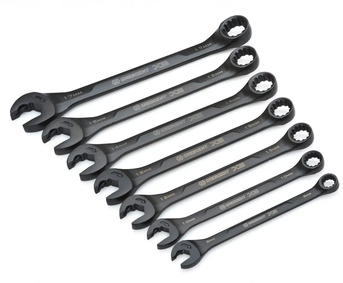 Crescent CX6RWM7 Combination Ratchet Metric Wrench Sets