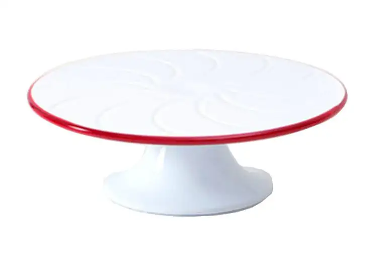 Crow Canyon V100RED Vintage Cake Platter